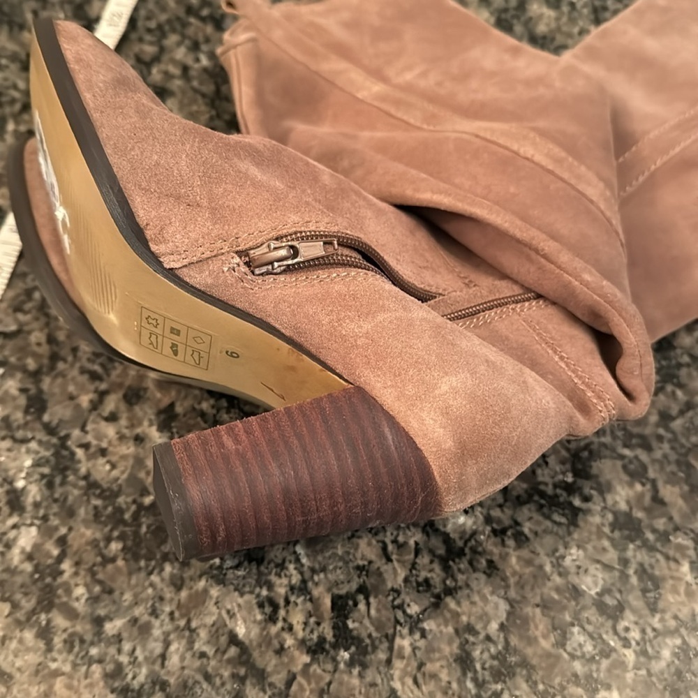 Dolce vita lupin boots mushroom suede 6 NWT - Picture 6 of 10